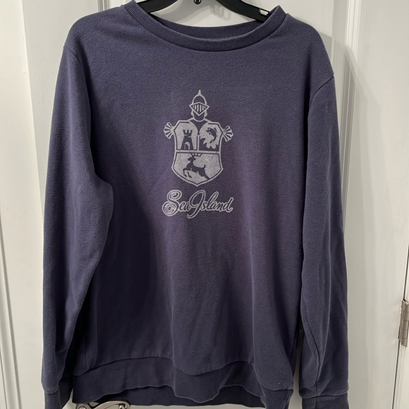 Sea Island (GA) Navy Red Jacket Adult Large sweatshirt - Picture 1 of 3